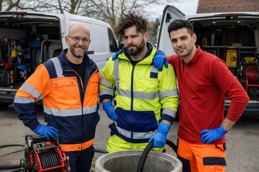 Rohrreinigung Rapid – professioneller Einsatz